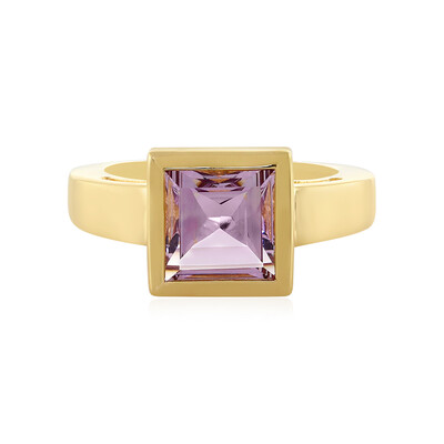 Zilveren ring met een lavendel amethist (MONOSONO COLLECTION)
