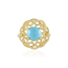Zilveren ring met een Sleeping Beauty Turkoois