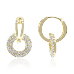 Gouden oorbellen met I1 (H) Diamanten (CIRARI)
