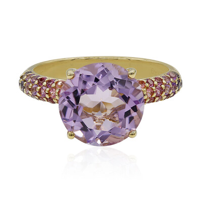 Zilveren ring met een lavendel amethist