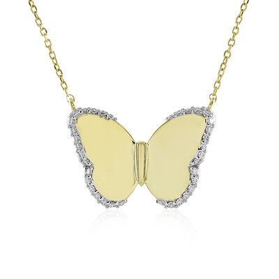 Gouden halsketting met Loepzuivere (F) Diamanten (LUCENT DIAMONDS)