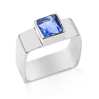 Zilveren ring met een kleurwissel fluoriet