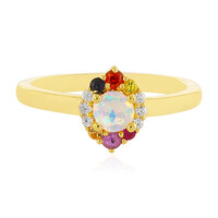 Zilveren ring met een Welo-opaal