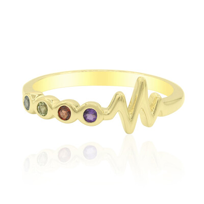 Zilveren ring met een Zwitsers-blauwe topaas