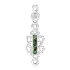 Zilveren hanger met Fancy diamanten