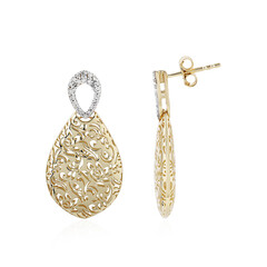 Gouden oorbellen met I1 (I) Diamanten (Ornaments by de Melo)