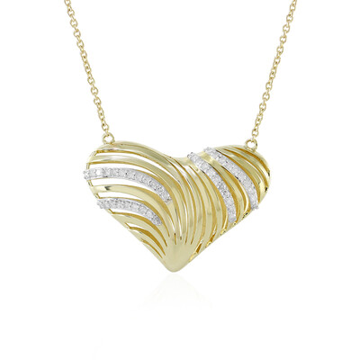 Gouden halsketting met I1 (I) Diamanten (Ornaments by de Melo)