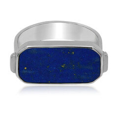 Zilveren ring met een lapis lazuli