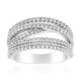 Zilveren ring met zirkonen