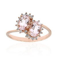 Gouden ring met Roze Morganiet