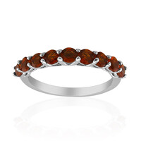 Zilveren ring met Madeira citrienstenen