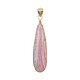 Zilveren hanger met een rhodochrosiet (Bali Barong)