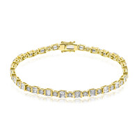 Gouden armband met SI2 (H) Diamanten (CIRARI)