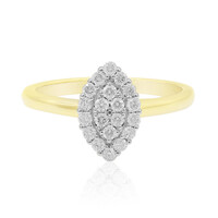Gouden ring met Diamanten SI2 (G)