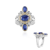Zilveren ring met een Nepal Kyaniet (Dallas Prince Designs)
