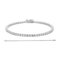 Zilveren armband met zirkonen