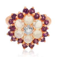 Zilveren ring met Welo-opalen