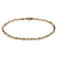 Gouden armband met Diamanten SI2 (G)