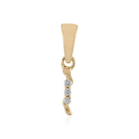 Gouden hanger met SI1 (H) Diamanten