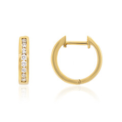 Gouden oorbellen met Loepzuivere (F) Diamanten (LUCENT DIAMONDS)