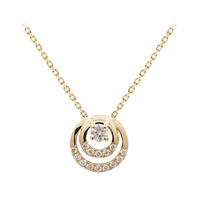 Gouden halsketting met I1 (H) Diamanten (CIRARI)