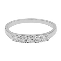 Gouden ring met SI diamanten