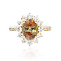 Gouden ring met een andalusiet