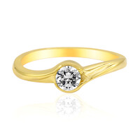 Gouden ring met een Diamant SI1 (G)