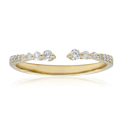 Gouden ring met SI2 (H) Diamanten (CIRARI)