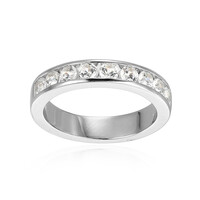 Zilveren ring met zirkonen