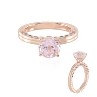 Zilveren ring met een kunziet (Adela Silber)