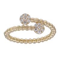 Gouden ring met I1 (H) Diamanten (CIRARI)