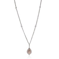 Gouden halsketting met een I1 Roze Diamant (CIRARI)