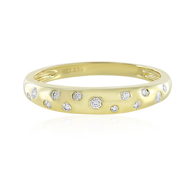 Gouden ring met Loepzuivere (F) Diamanten (LUCENT DIAMONDS)