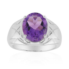 Zilveren ring met een amethist (Pallanova)