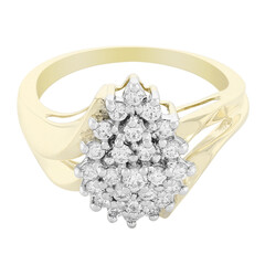 Gouden ring met een SI diamant