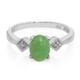 Zilveren ring met een keizerlijk chrysopraas