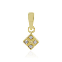 Zilveren hanger met SI1 (I) Diamanten