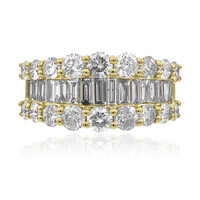 Gouden ring met SI2 (H) Diamanten (CIRARI)