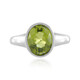 Zilveren ring met een peridoot