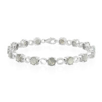 Zilveren armband met spectrolietstenen