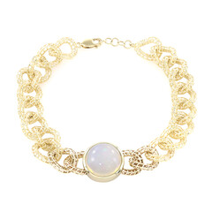 Gouden armband met een Welo-opaal (Ornaments by de Melo)