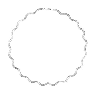 Zilveren halsketting (MONOSONO COLLECTION)