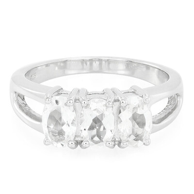 Zilveren ring met Himalaya berilstenen