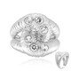 Zilveren ring met zirkonen (MONOSONO COLLECTION)