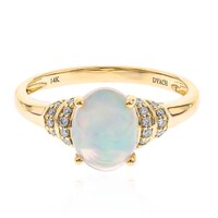 Gouden ring met een AAA Welo-opaal (CIRARI)