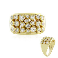 Gouden ring met Loepzuivere (F) Diamanten (LUCENT DIAMONDS)