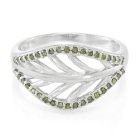 Zilveren ring met Fancy diamanten