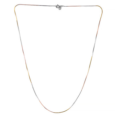 Zilveren halsketting (MONOSONO COLLECTION)