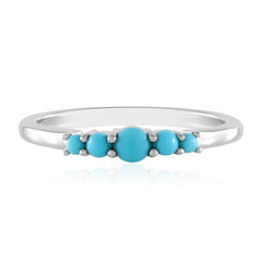 Zilveren ring met een Sleeping Beauty Turkoois (Faszination Türkis)